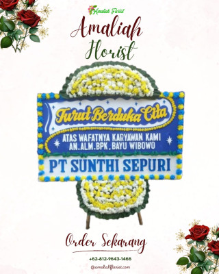 Papan Bunga Duka di Selemadeg